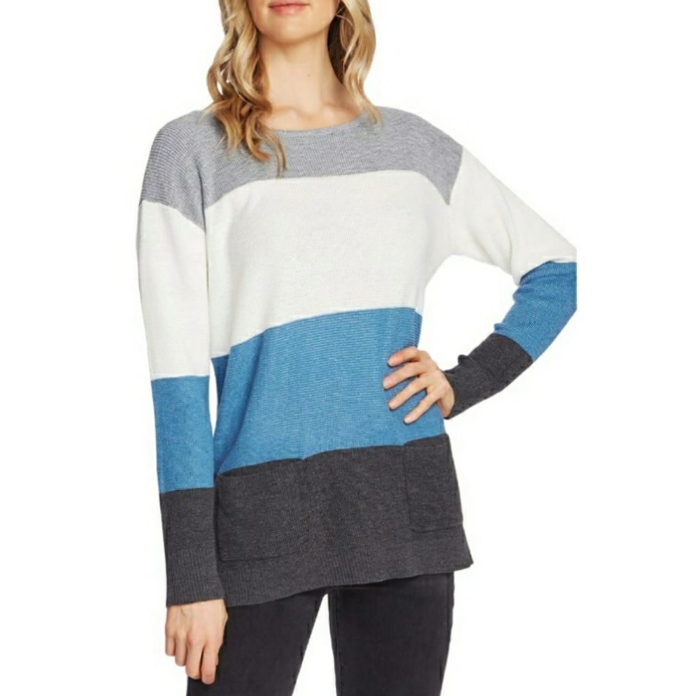 Vince Camuto Colorblock Pocket Sweater